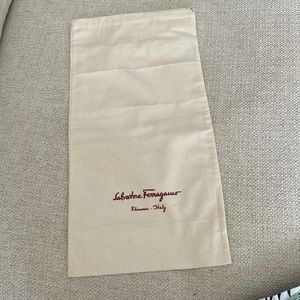 Salvatore Ferragamo linen dust bag for shoes